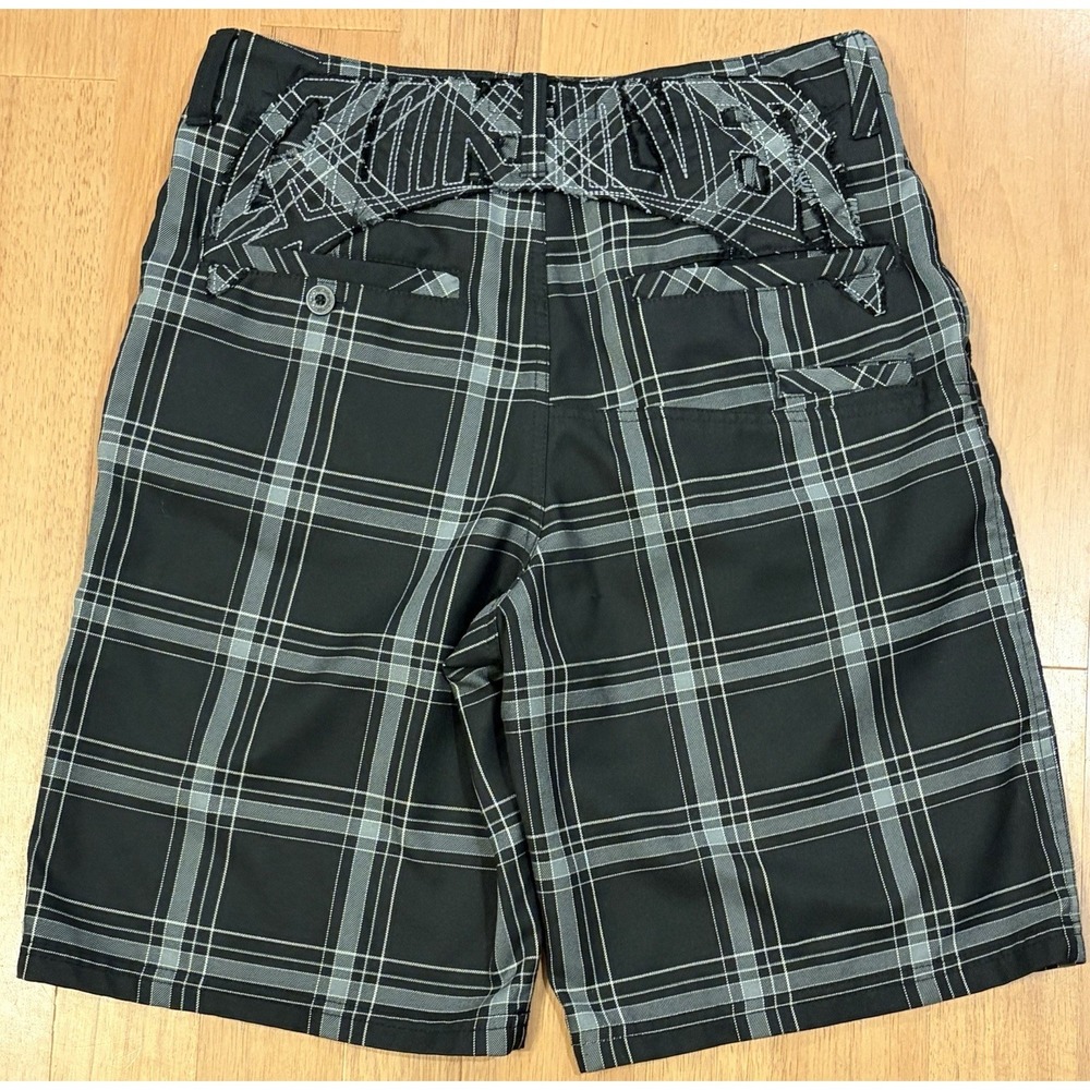 Vintage Quiksilver Shorts Baggy 34 Y2K 00s Skate Surf Grunge Embroidered Tribal